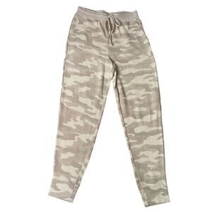 Knox Rose Women's Camo Joggers Beige Size S Casual Pants